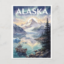Alaska USA Reis in Vintage Stijl