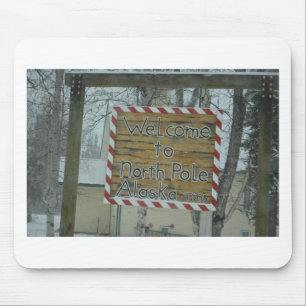 Alaska van de Arctica van het Weer van de sneeuw Muismat