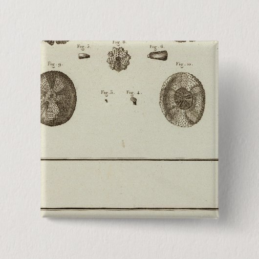 Alaska Vierkante Button 5,1 Cm (Voorkant)