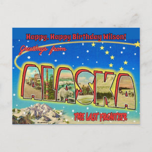 Alaska Vintage Gelegenheidspostkaart Briefkaart