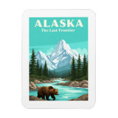 Alaska Vintage Magneet (Verticaal)