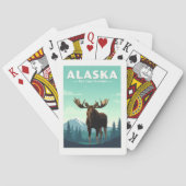Alaska Vintage Pokerkaarten (Achterkant)
