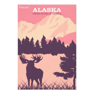 Alaska vintage poster