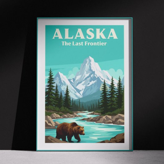 Alaska Vintage Poster