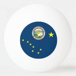 Alaska vlag pingpongballen