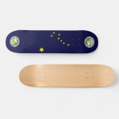 Alaska vlag skateboard (Horizontaal)