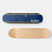 Alaska vlag skateboard (Horizontaal)