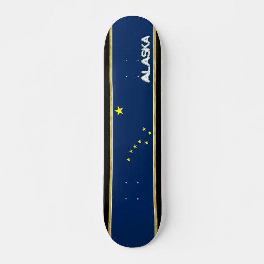 Alaska vlag skateboard (Voorkant)