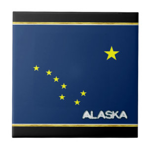 Alaska vlag tegeltje
