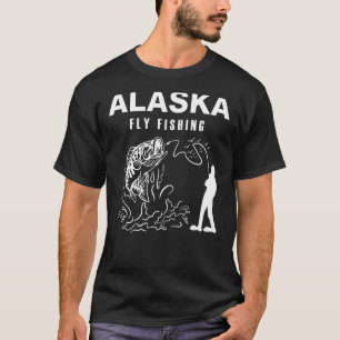 Alaska vliegvissen buiten avonturen outfit idee t-shirt