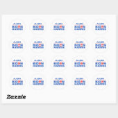 Alaska voor Biden Harris Ronde Sticker (Vel)