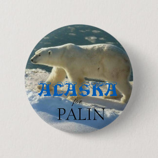 Alaska voor Palin Ronde Button 5,7 Cm