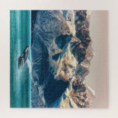 Alaska walvis kijken: boot excursie. legpuzzel (Horizontaal)