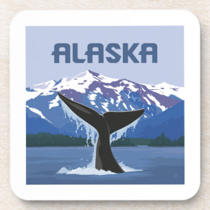 Alaska Walvissprookje Bier Onderzetter