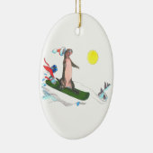 Alaska Whimsical Wildlife Oval Ornament (Rechts)