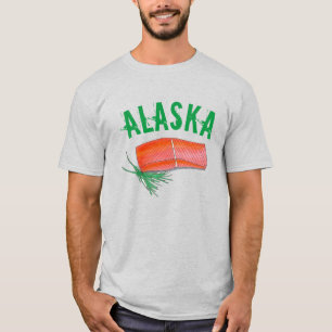 ALASKA Wild Alaskan Salmon Fish Filet Seafood Food T-shirt