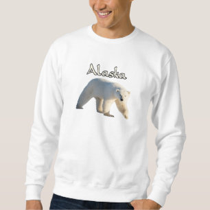 Alaska-wildlife ijsbeer sweatshirt