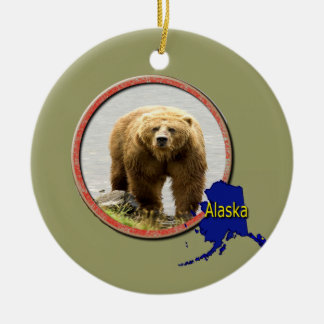Alaska Wildlife Keramisch Ornament
