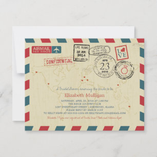Alaska World Traveller Airmail   Vrijgezellenfeest Kaart