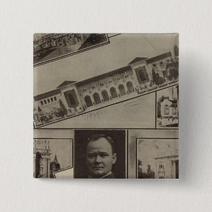 Alaska-Yukon Pacific Exposition, Seattle, 1909 Vierkante Button 5,1 Cm