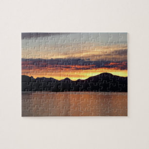 Alaska Zonsondergang I Mooie Alaska fotografie Legpuzzel