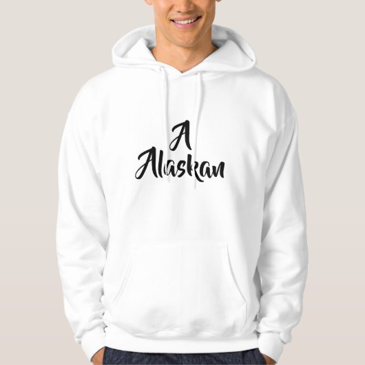 Alaskaans Monogram Hoodie (Voorkant)