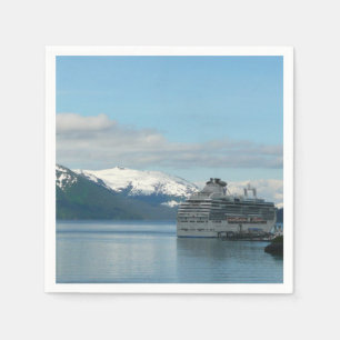 Alaskaanse cruise vakantie reis fotografie servet