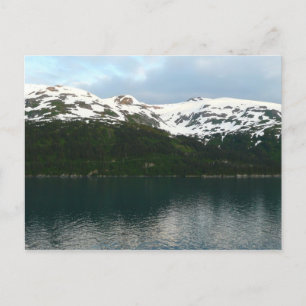 Alaskaanse kust bij schemering briefkaart