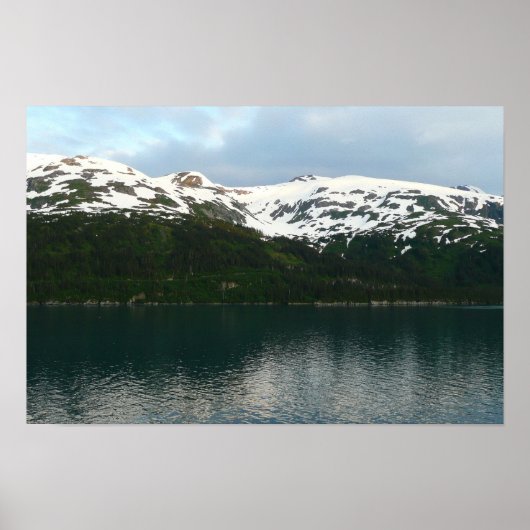 Alaskaanse kust bij schemering poster (Voorkant)