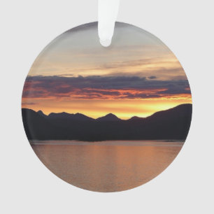 Alaskaanse Zonsondergang I Mooie Alaska-fotografie Ornament