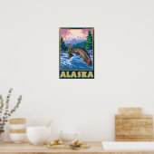 AlaskaFly Vist Scene Poster (Keuken)