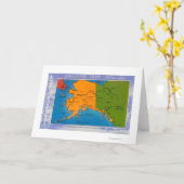 AlaskaGreetings de carte de l'Alaska (Fleur jaune)