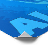 AlaskaIceberg Vintage Travel Poster (Hoek)