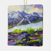 Alaskan Alpna Love céramique ornement (Gauche)