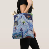 Alaskan Alyeska/Girdwood canvas canvas tas (Dichtbij)