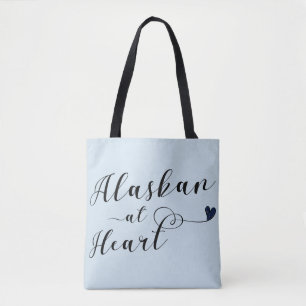 Alaskan at Heart Grocery Bag Draagtas