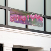 Alaskan Bleeding Hearts Outdoorbanner Spandoek (Buitenkant Gebouw)