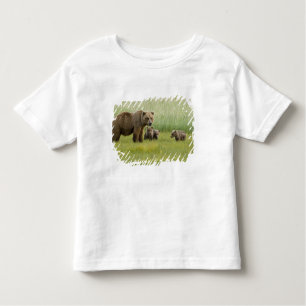 Alaskan Brown Beer Sow en drie kubussen, Ursus Kinder Shirts