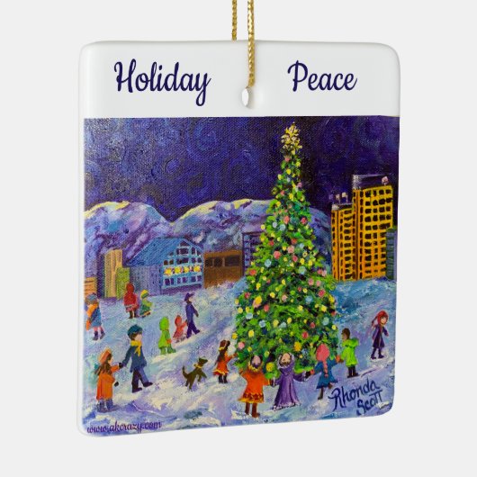 Alaskan Ceramic Ornament (Rechts)