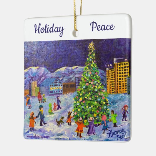 Alaskan Ceramic Ornament (Links)