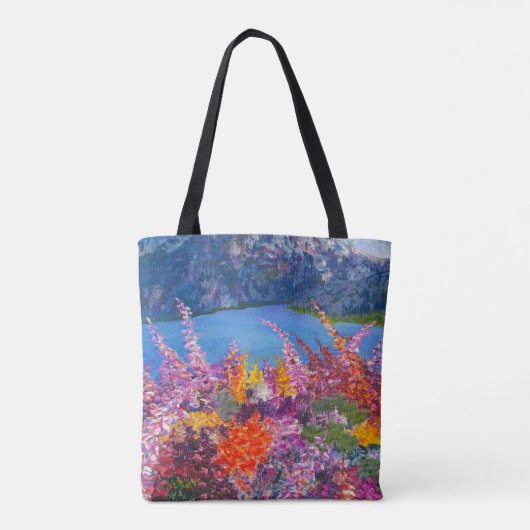 Alaskan Chick Canvas _vuurweed back_Canvas tas (Achterkant)