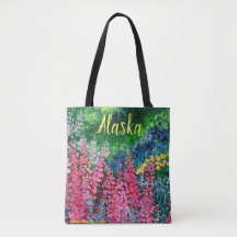Alaskan Chick_Fireweed Canvas tas