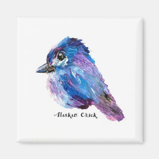 Alaskan Chick Magnet Magneet (Voorkant)