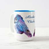 Alaskan Chicks 15oz. Mok (Voorkant links)