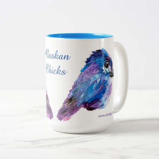 Alaskan Chicks 15oz. Mok (Voorkant rechts)