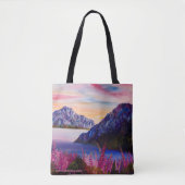 Alaskan Cotton Candy Sunset Sac fourre-tout w_ALAS (Devant)