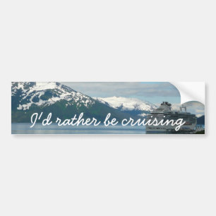 Alaskan Cruise Vacation Travel Photography Bumpersticker
