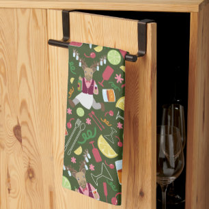 Alaskan Culinaire Artiest Green Tea Kitchen Towele Theedoek