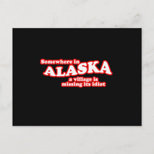Alaskan, dorpsidioot briefkaart