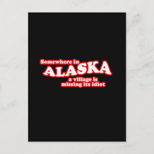 Alaskan, dorpsidioot briefkaart